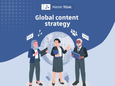 People from different cultures talking their mother tongues in front of an image of Earth